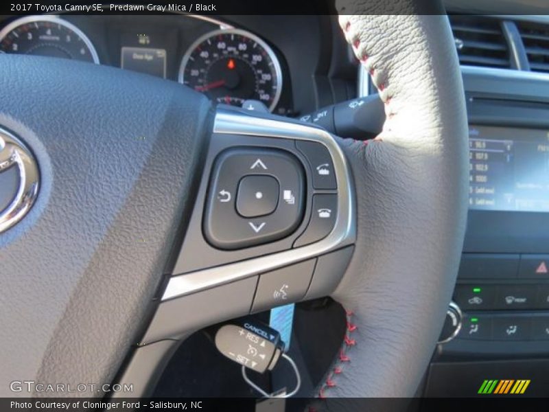 Predawn Gray Mica / Black 2017 Toyota Camry SE