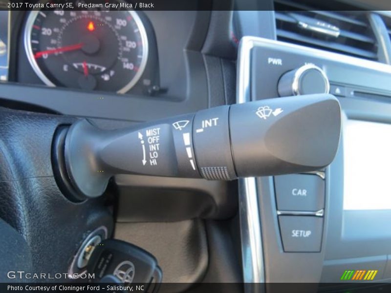 Predawn Gray Mica / Black 2017 Toyota Camry SE