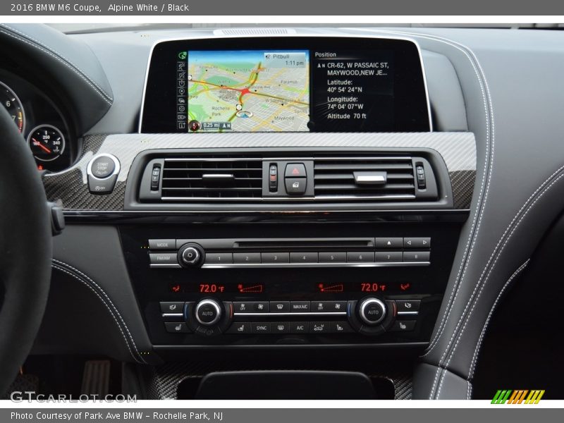 Controls of 2016 M6 Coupe