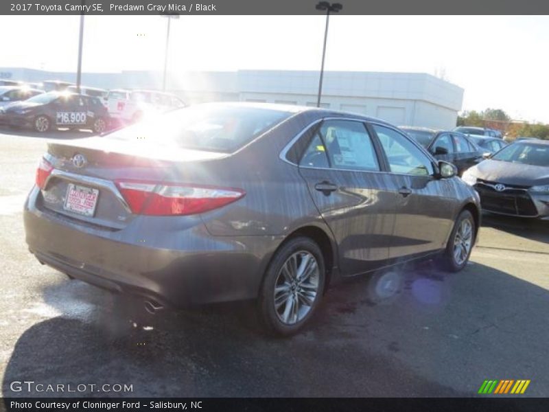 Predawn Gray Mica / Black 2017 Toyota Camry SE