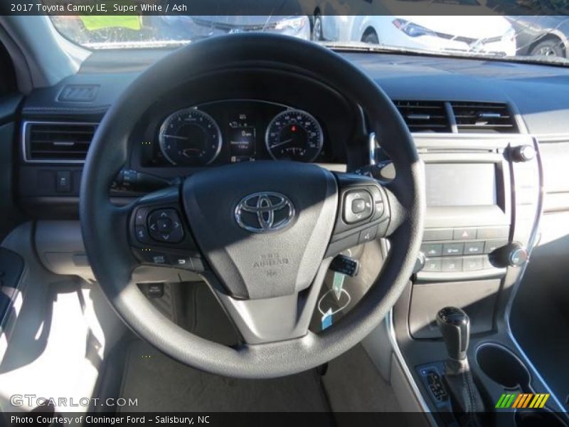 Super White / Ash 2017 Toyota Camry LE