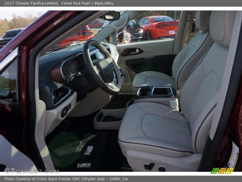 Velvet Red Pearl / Black/Alloy 2017 Chrysler Pacifica Limited