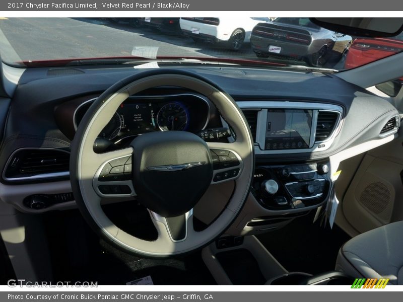 Velvet Red Pearl / Black/Alloy 2017 Chrysler Pacifica Limited