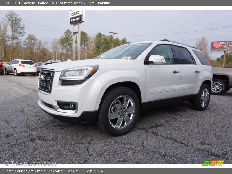 Summit White / Light Titanium 2017 GMC Acadia Limited FWD