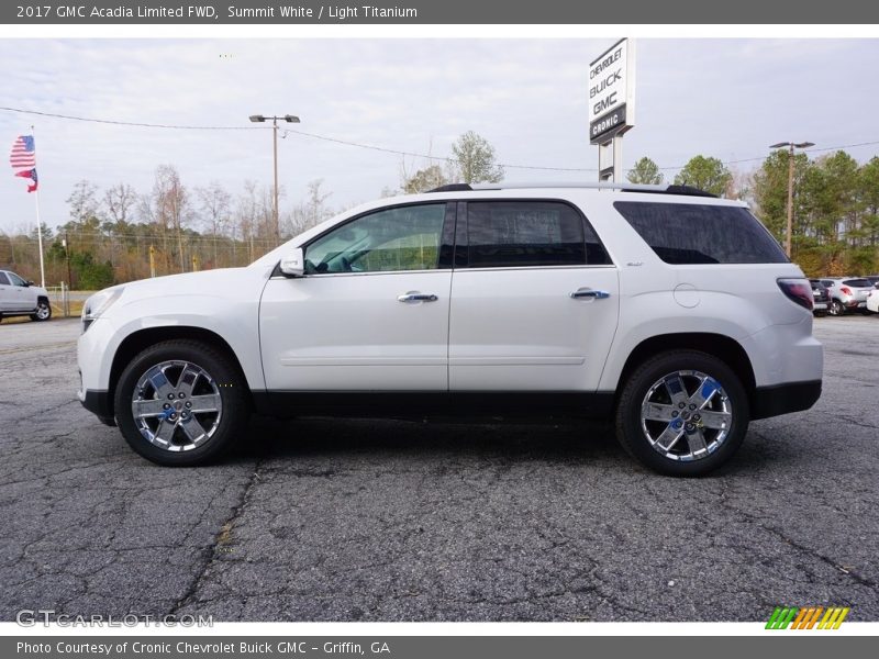 Summit White / Light Titanium 2017 GMC Acadia Limited FWD