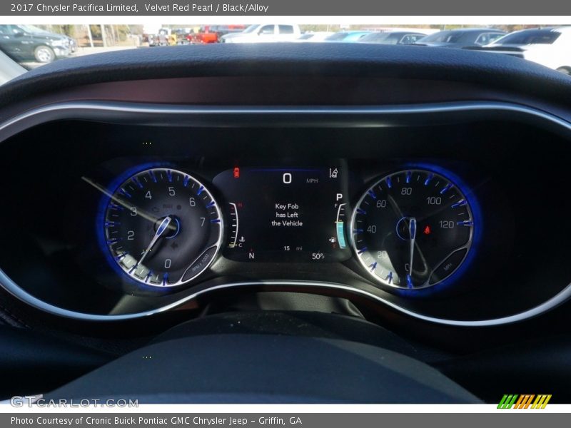 Velvet Red Pearl / Black/Alloy 2017 Chrysler Pacifica Limited