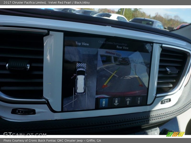 Velvet Red Pearl / Black/Alloy 2017 Chrysler Pacifica Limited