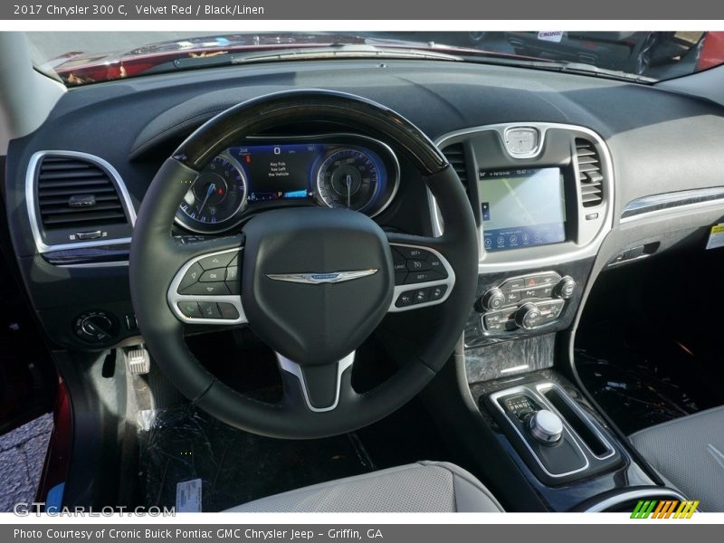 Velvet Red / Black/Linen 2017 Chrysler 300 C