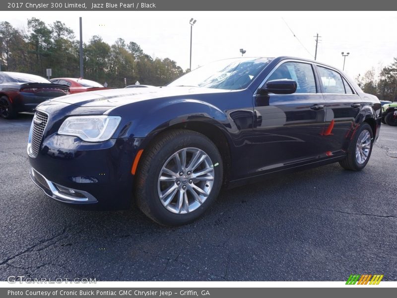 Jazz Blue Pearl / Black 2017 Chrysler 300 Limited