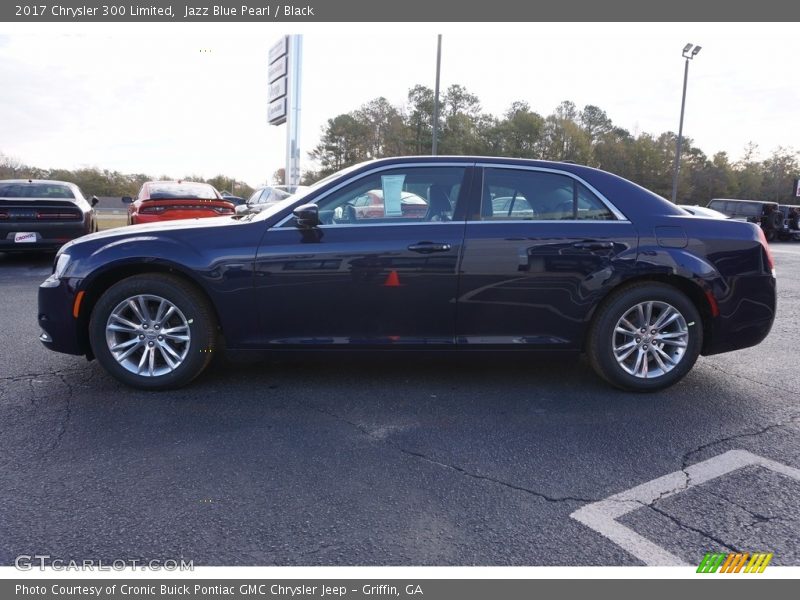 Jazz Blue Pearl / Black 2017 Chrysler 300 Limited