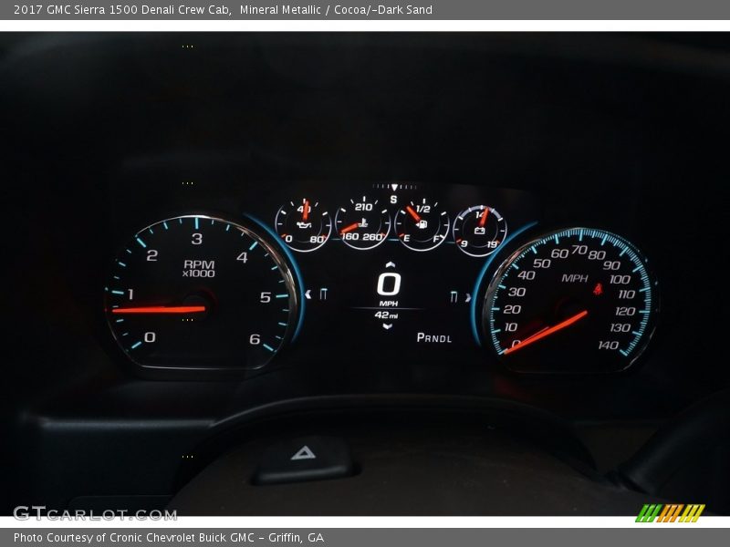  2017 Sierra 1500 Denali Crew Cab Denali Crew Cab Gauges