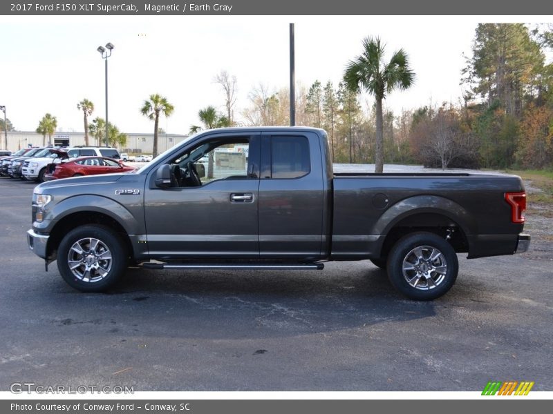 Magnetic / Earth Gray 2017 Ford F150 XLT SuperCab