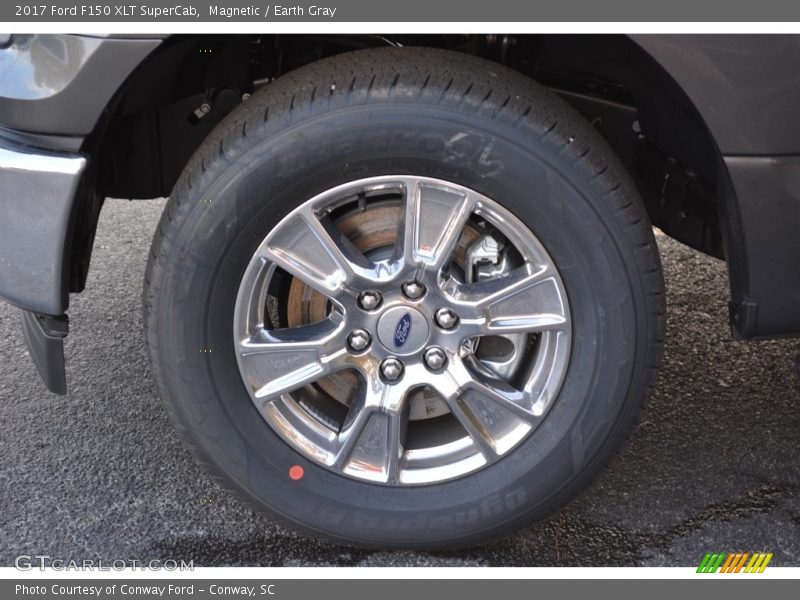Magnetic / Earth Gray 2017 Ford F150 XLT SuperCab