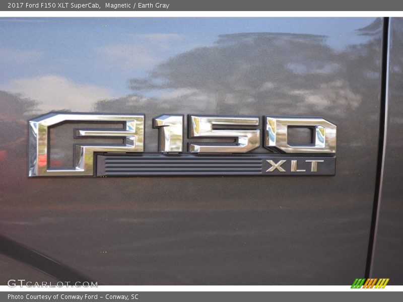 Magnetic / Earth Gray 2017 Ford F150 XLT SuperCab
