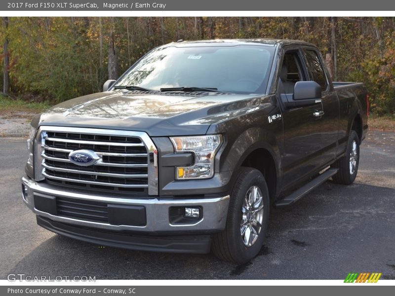 Magnetic / Earth Gray 2017 Ford F150 XLT SuperCab