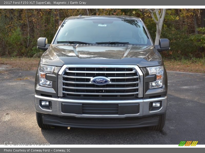 Magnetic / Earth Gray 2017 Ford F150 XLT SuperCab