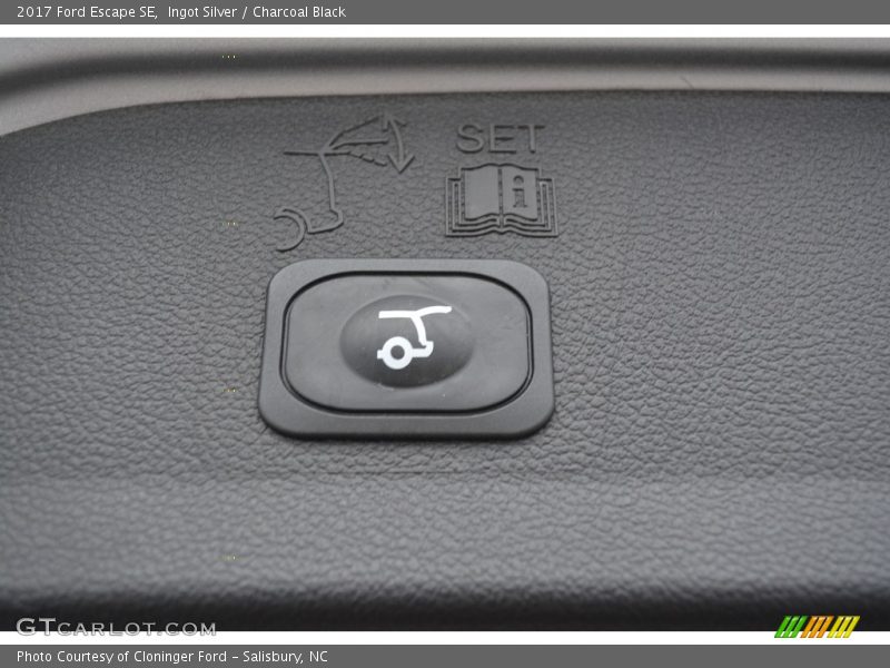 Ingot Silver / Charcoal Black 2017 Ford Escape SE
