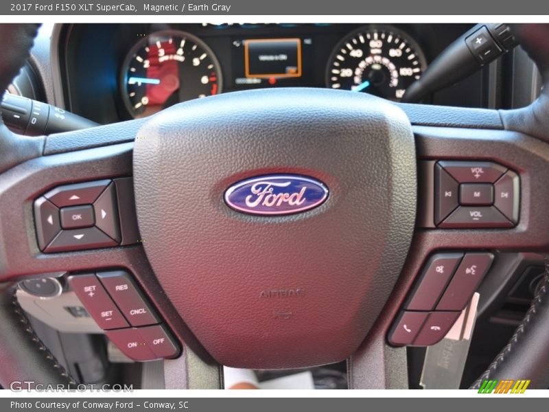 Magnetic / Earth Gray 2017 Ford F150 XLT SuperCab
