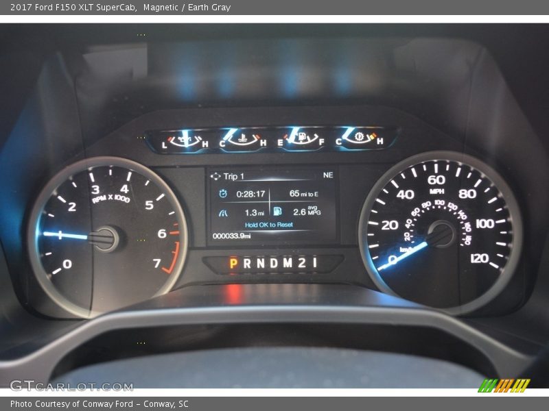 Magnetic / Earth Gray 2017 Ford F150 XLT SuperCab