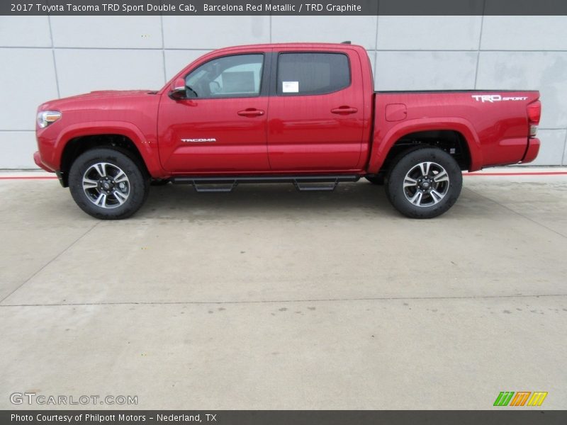 Barcelona Red Metallic / TRD Graphite 2017 Toyota Tacoma TRD Sport Double Cab