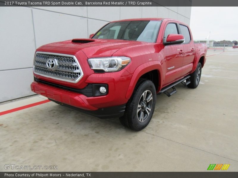 Barcelona Red Metallic / TRD Graphite 2017 Toyota Tacoma TRD Sport Double Cab