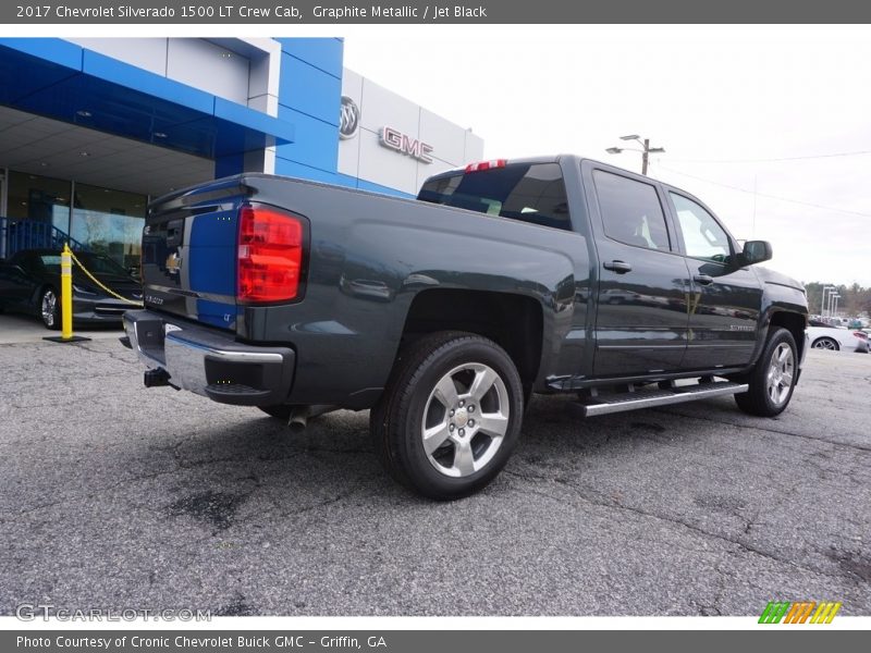 Graphite Metallic / Jet Black 2017 Chevrolet Silverado 1500 LT Crew Cab