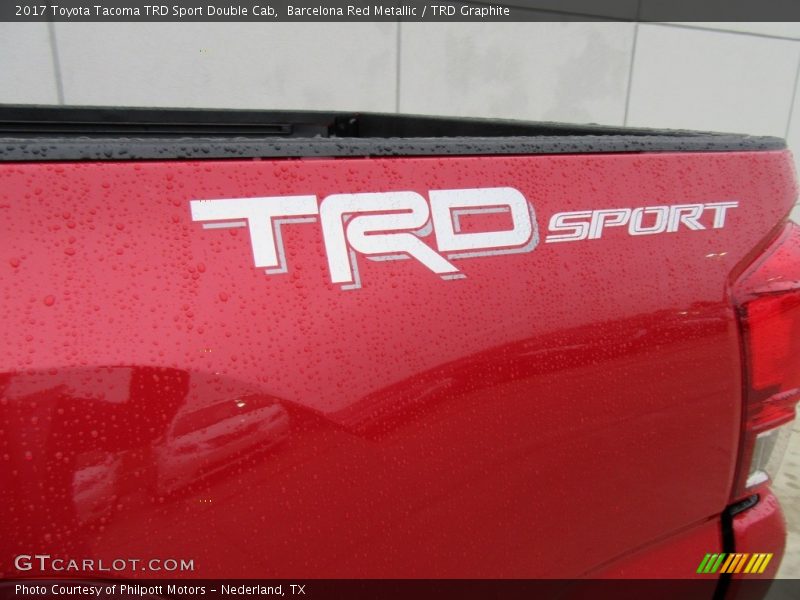 Barcelona Red Metallic / TRD Graphite 2017 Toyota Tacoma TRD Sport Double Cab