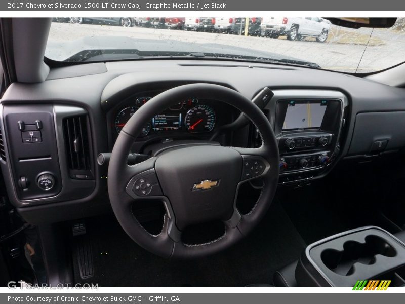 Graphite Metallic / Jet Black 2017 Chevrolet Silverado 1500 LT Crew Cab