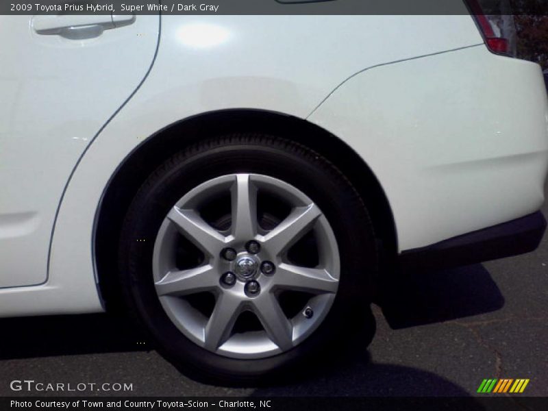 Super White / Dark Gray 2009 Toyota Prius Hybrid