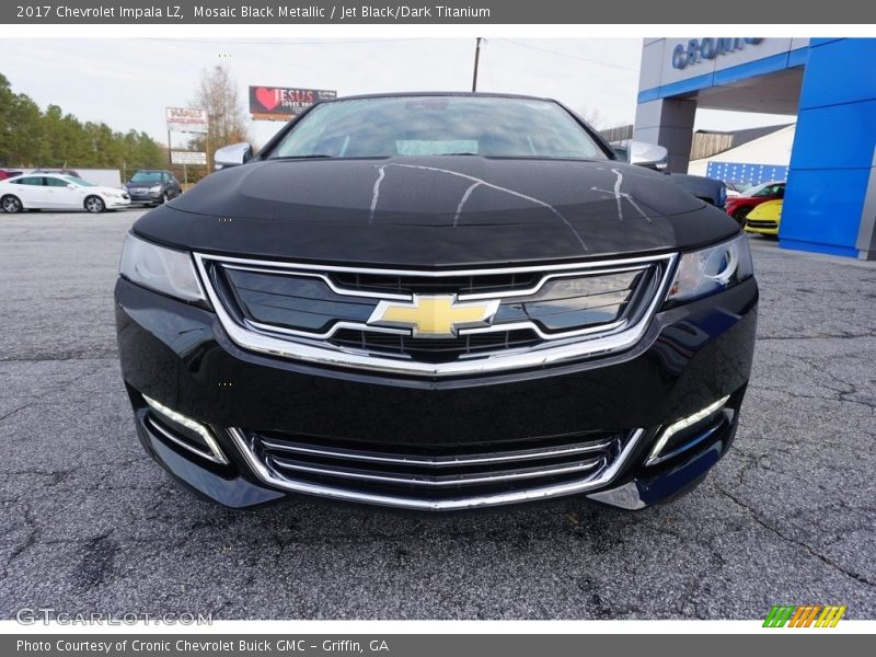 Mosaic Black Metallic / Jet Black/Dark Titanium 2017 Chevrolet Impala LZ