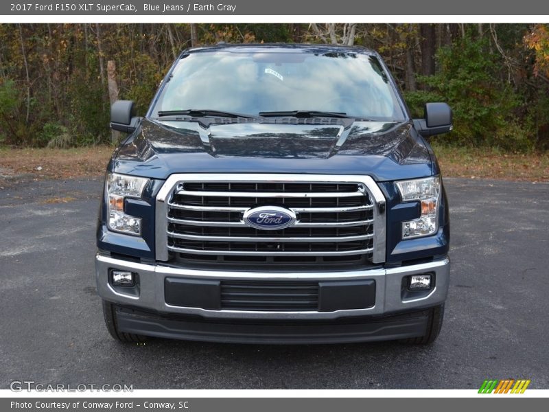 Blue Jeans / Earth Gray 2017 Ford F150 XLT SuperCab