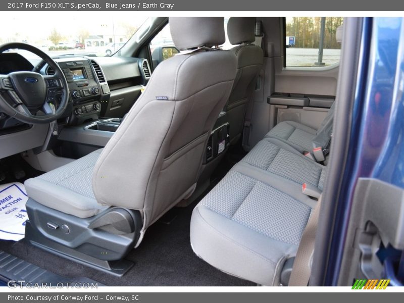 Blue Jeans / Earth Gray 2017 Ford F150 XLT SuperCab