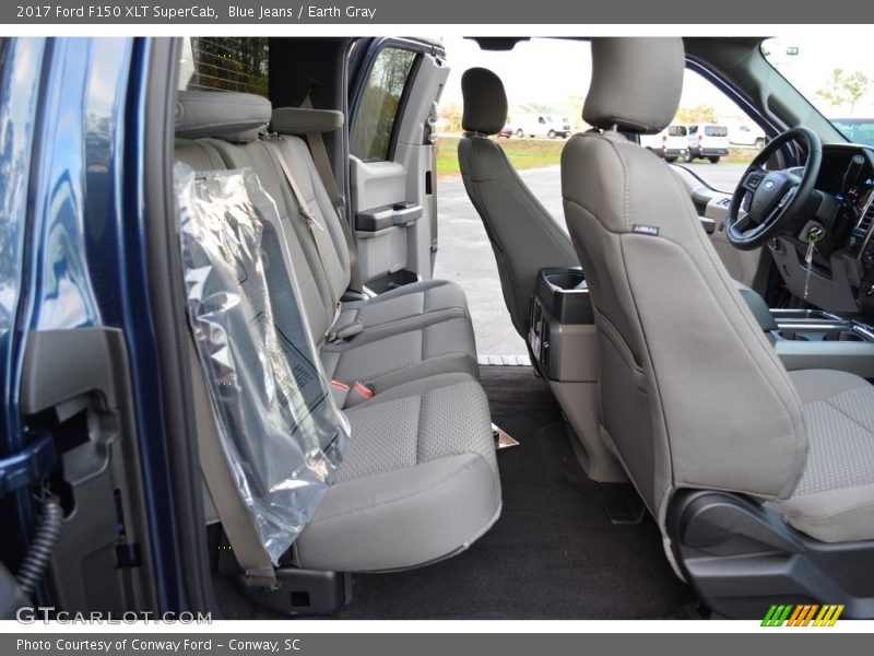 Blue Jeans / Earth Gray 2017 Ford F150 XLT SuperCab