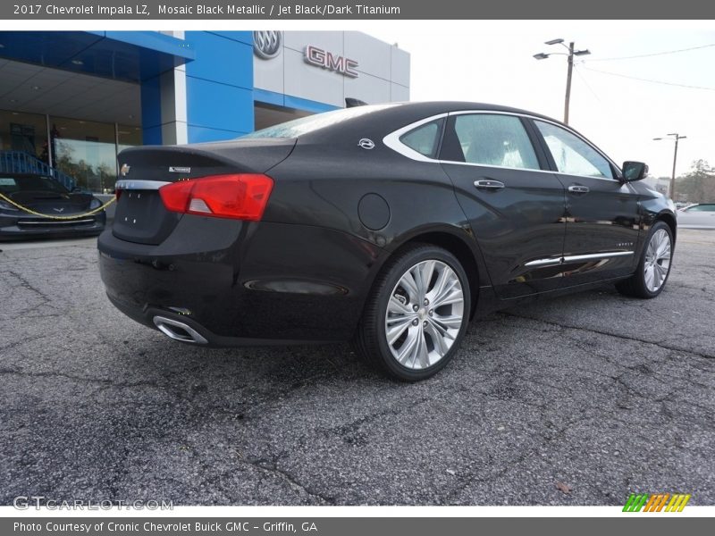 Mosaic Black Metallic / Jet Black/Dark Titanium 2017 Chevrolet Impala LZ