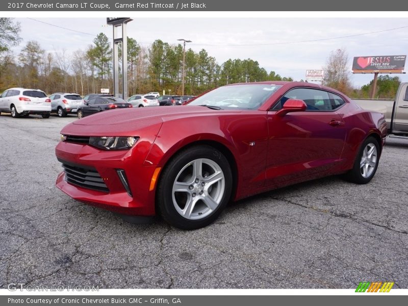 Garnet Red Tintcoat / Jet Black 2017 Chevrolet Camaro LT Coupe