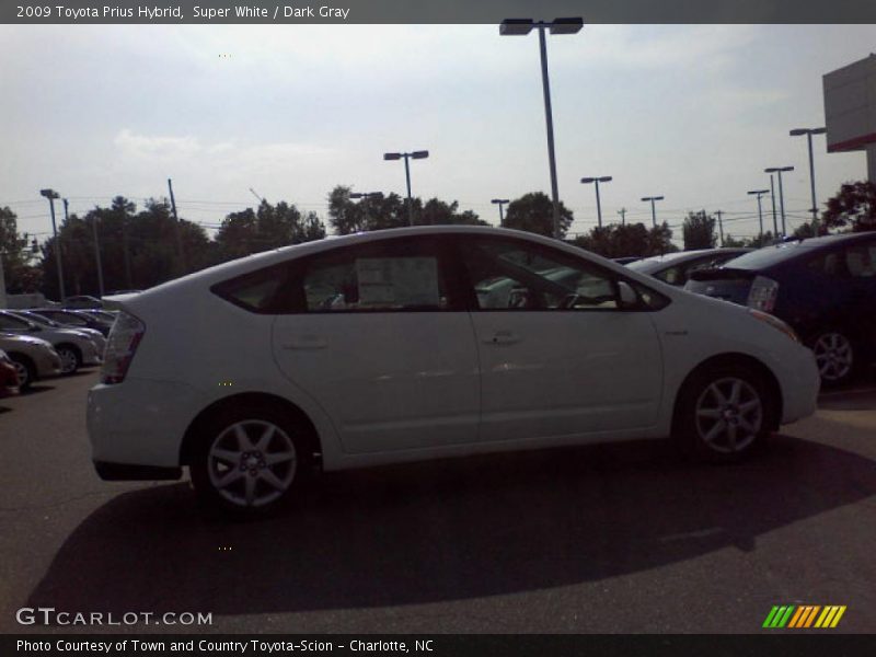 Super White / Dark Gray 2009 Toyota Prius Hybrid