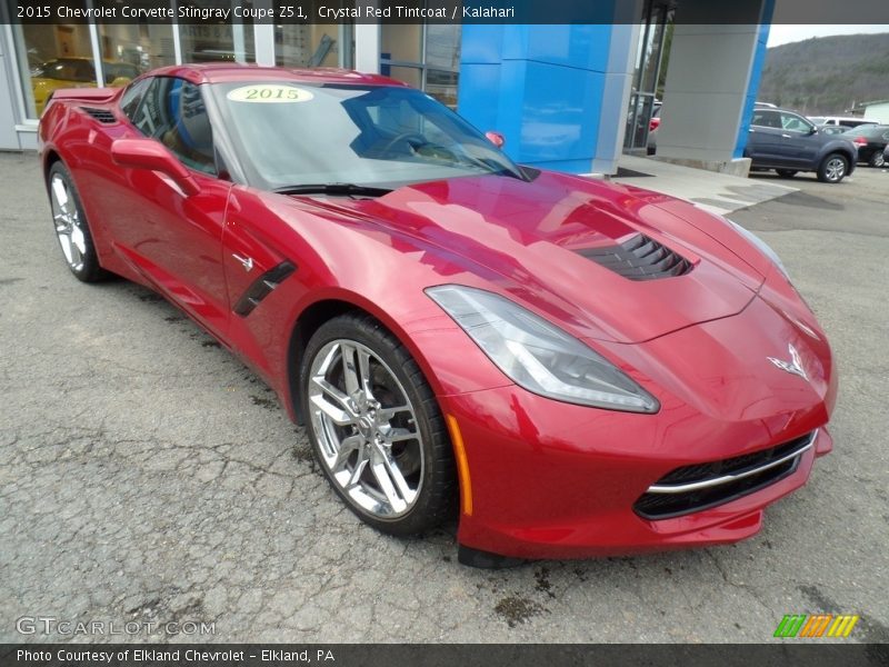 Front 3/4 View of 2015 Corvette Stingray Coupe Z51