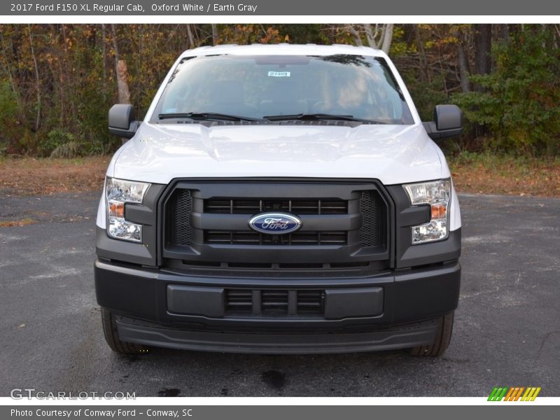 Oxford White / Earth Gray 2017 Ford F150 XL Regular Cab