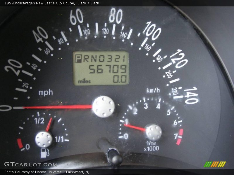 Black / Black 1999 Volkswagen New Beetle GLS Coupe