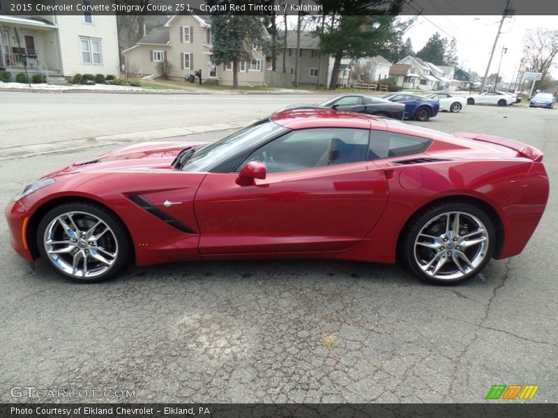 Crystal Red Tintcoat / Kalahari 2015 Chevrolet Corvette Stingray Coupe Z51
