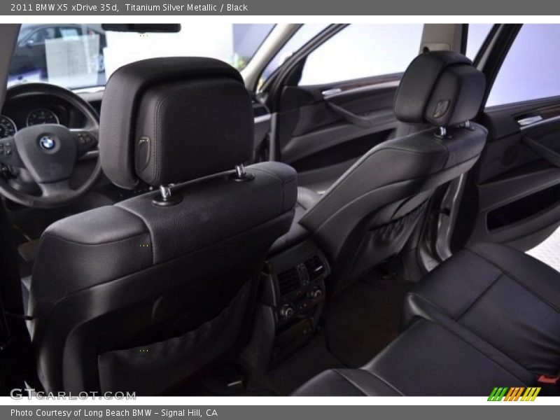 Titanium Silver Metallic / Black 2011 BMW X5 xDrive 35d