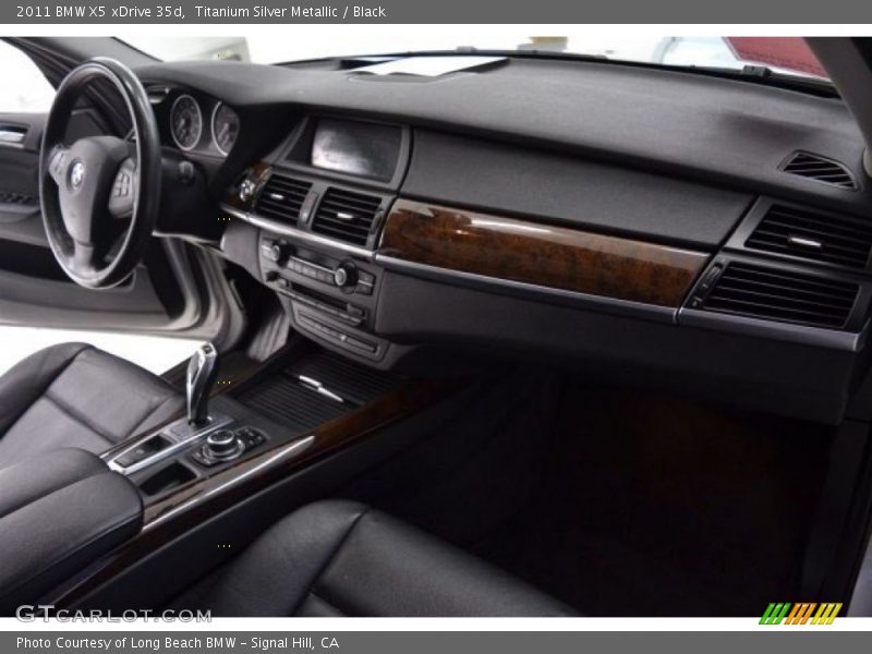 Titanium Silver Metallic / Black 2011 BMW X5 xDrive 35d