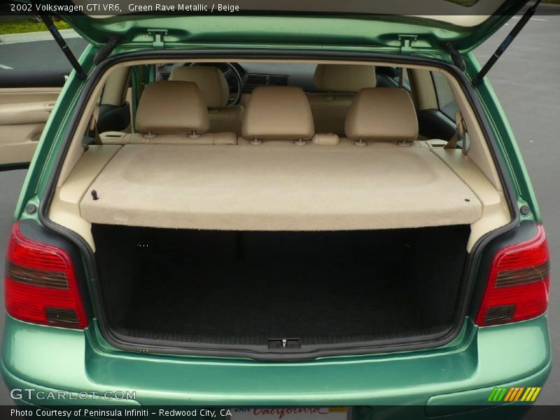 Green Rave Metallic / Beige 2002 Volkswagen GTI VR6