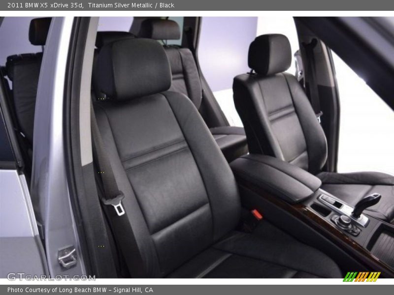 Titanium Silver Metallic / Black 2011 BMW X5 xDrive 35d