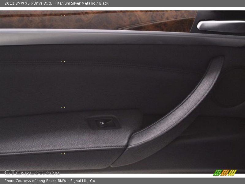 Titanium Silver Metallic / Black 2011 BMW X5 xDrive 35d