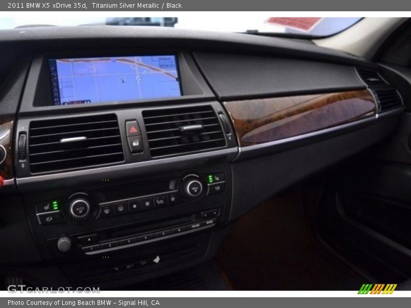 Titanium Silver Metallic / Black 2011 BMW X5 xDrive 35d