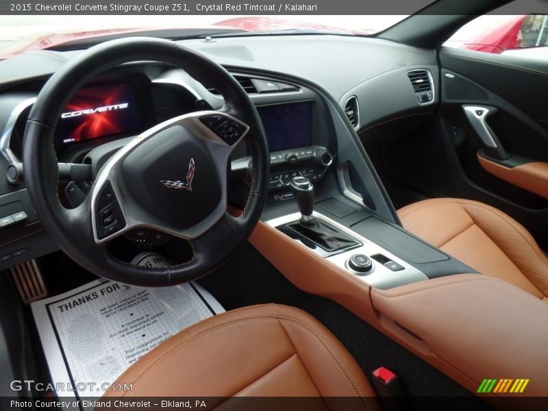 Front Seat of 2015 Corvette Stingray Coupe Z51
