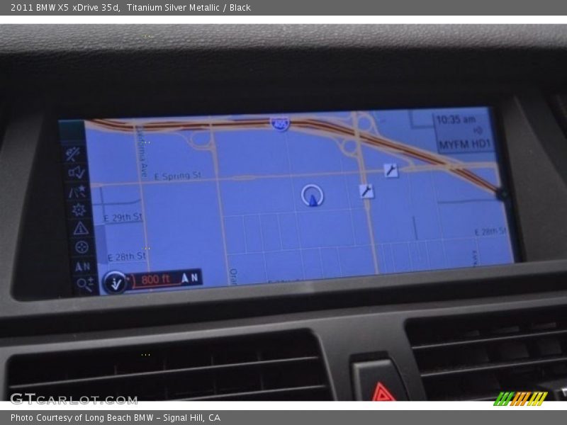 Titanium Silver Metallic / Black 2011 BMW X5 xDrive 35d