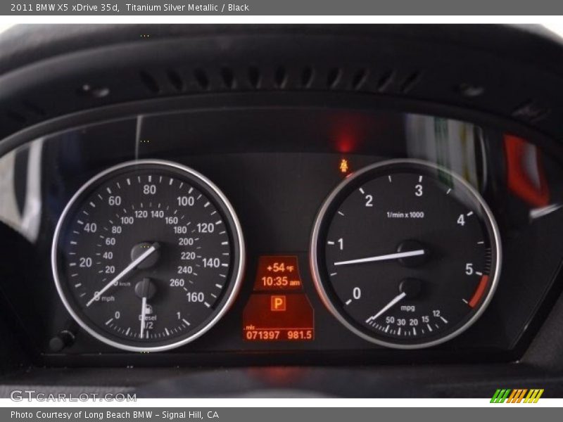 Titanium Silver Metallic / Black 2011 BMW X5 xDrive 35d