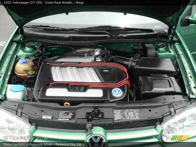 Green Rave Metallic / Beige 2002 Volkswagen GTI VR6